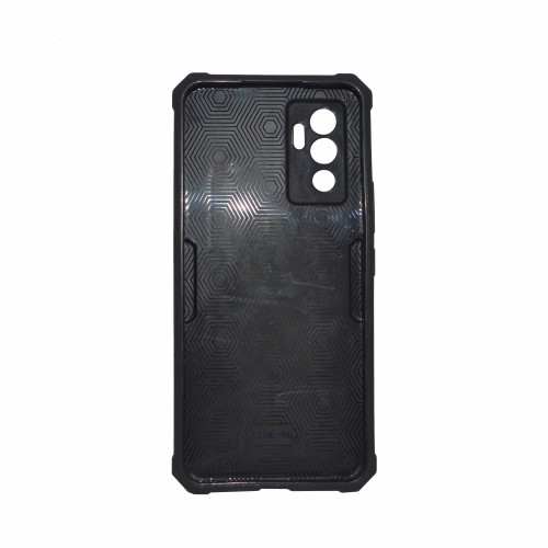 VIVO V23e 5G-S10E 5G Black Armor Cover Military Grade Protection Built-in Kickstand Car Holder Mobile Phone Case